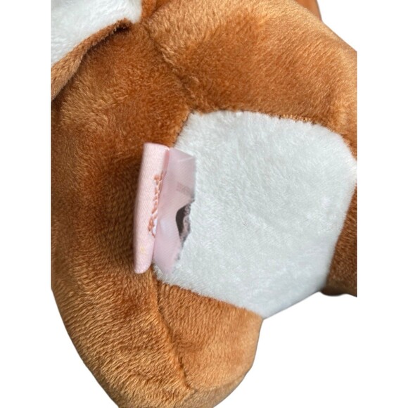 Bird Uyen Deer Plushie 15" Stuffed Animal Brown White Round 1 - Picture 5 of 5